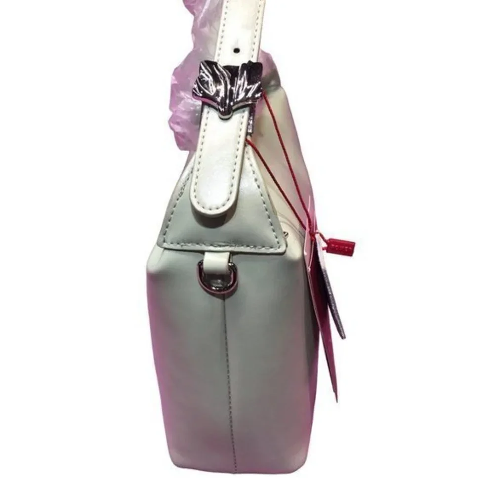 Foxer handbag shoulder Pursebag sage green‎ faux leather chain strap new medium